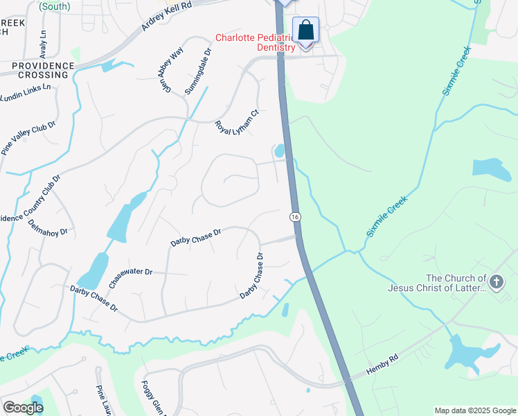 map of restaurants, bars, coffee shops, grocery stores, and more near 5136 Boulware Court in Charlotte