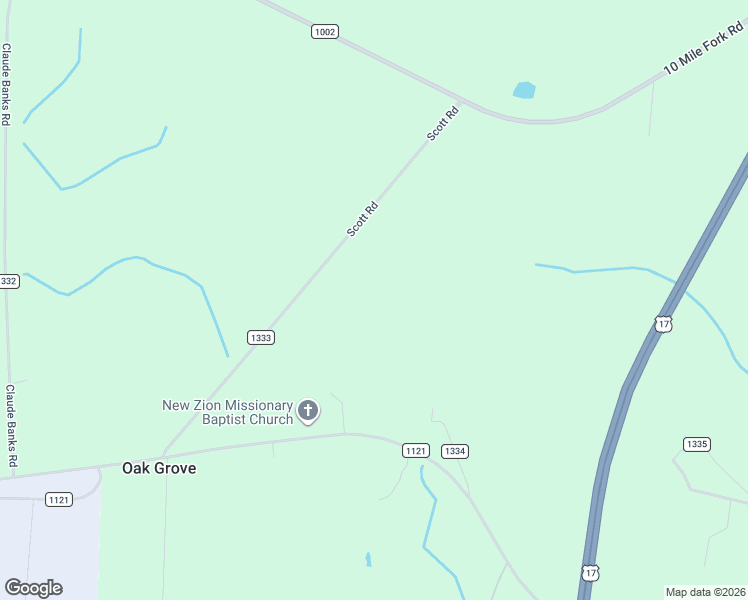 map of restaurants, bars, coffee shops, grocery stores, and more near 351 Scott Road in Pollocksville