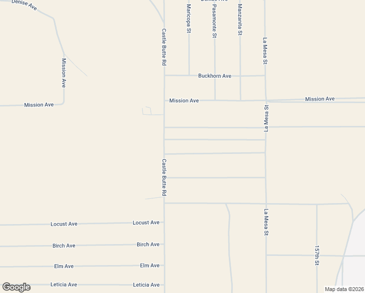 map of restaurants, bars, coffee shops, grocery stores, and more near 14814 Castle Butte Road in North Edwards
