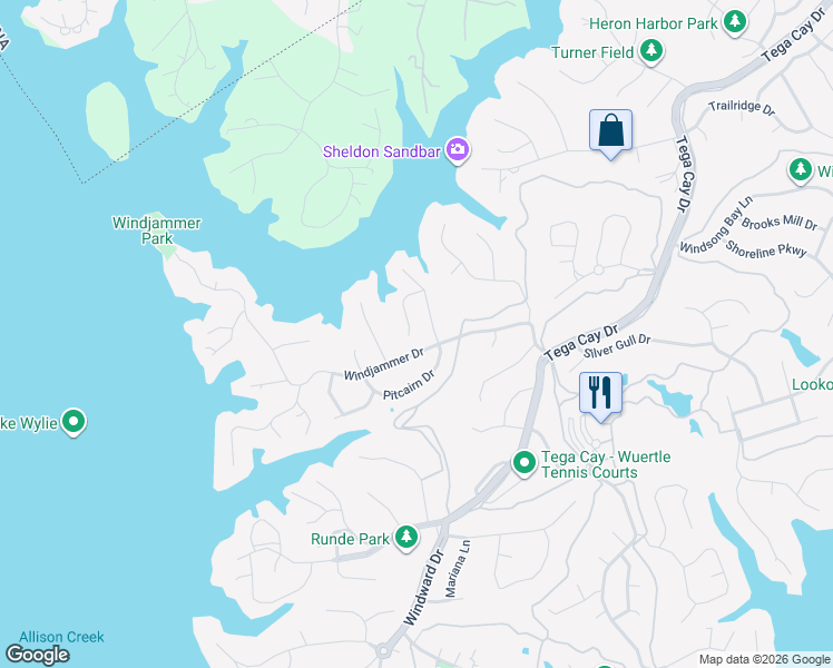 map of restaurants, bars, coffee shops, grocery stores, and more near 9053 Spanish Wells Court in Fort Mill