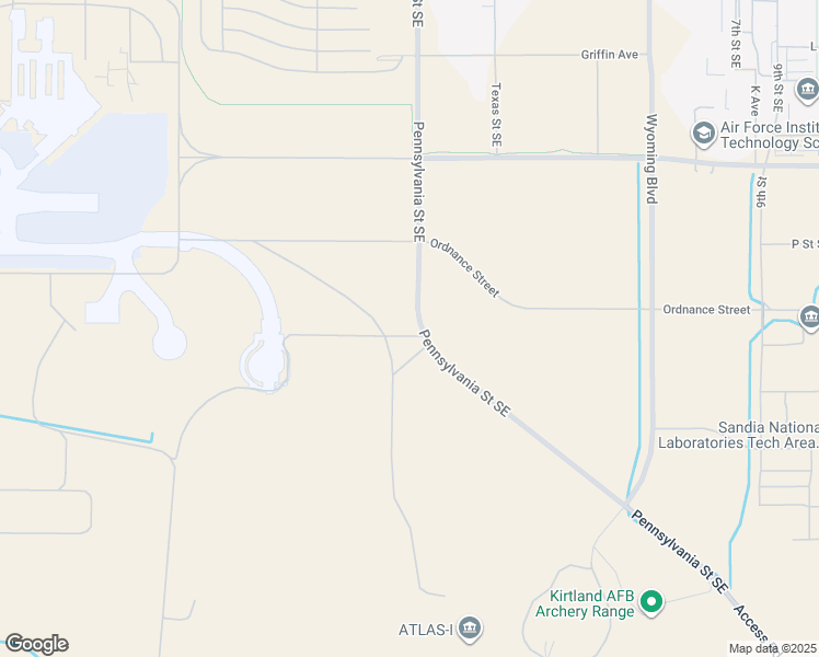 map of restaurants, bars, coffee shops, grocery stores, and more near in Albuquerque