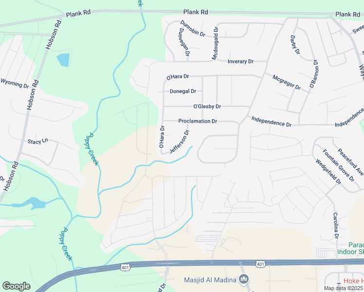 map of restaurants, bars, coffee shops, grocery stores, and more near 113 Jefferson Drive in Raeford