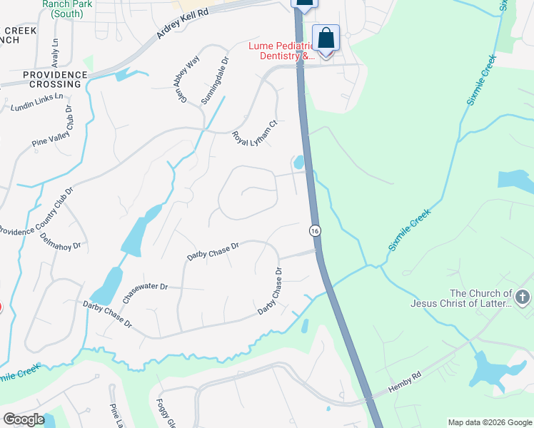 map of restaurants, bars, coffee shops, grocery stores, and more near 5739 Legacy Circle in Charlotte
