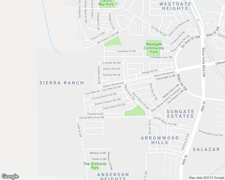 map of restaurants, bars, coffee shops, grocery stores, and more near 10700 Four Mile Road Southwest in Albuquerque