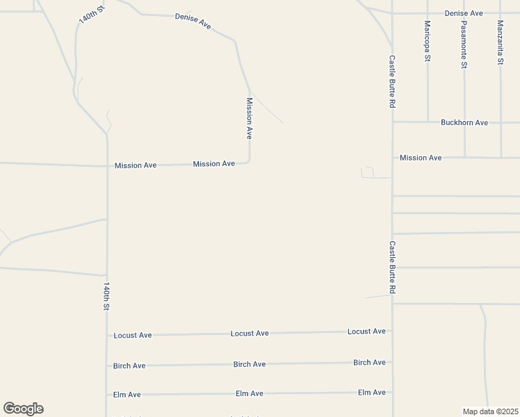 map of restaurants, bars, coffee shops, grocery stores, and more near 14637 Castle Butte Road in Kern County