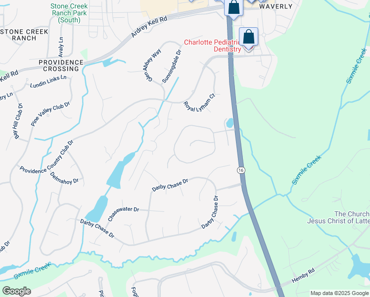 map of restaurants, bars, coffee shops, grocery stores, and more near 11905 Chevis Court in Charlotte