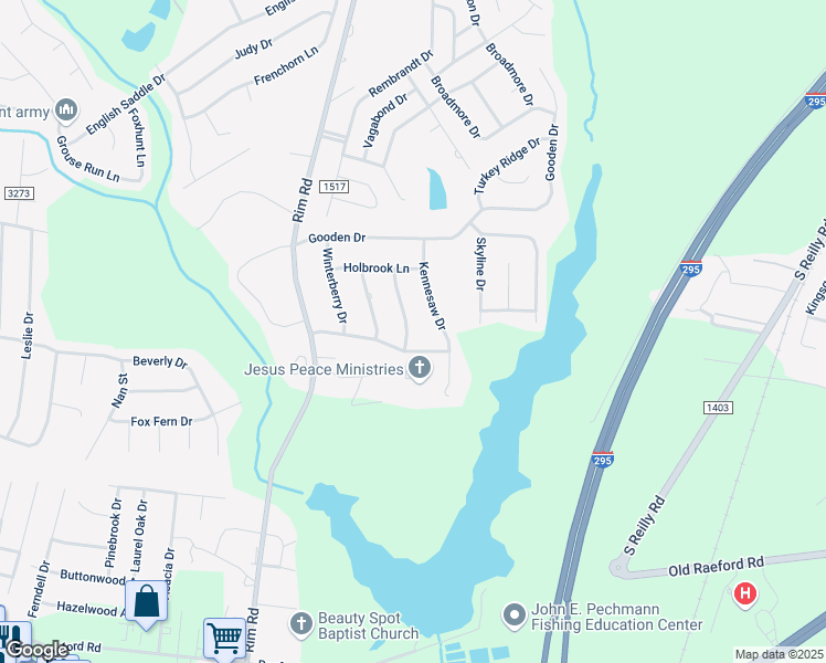 map of restaurants, bars, coffee shops, grocery stores, and more near 941 Inglewood Lane in Fayetteville