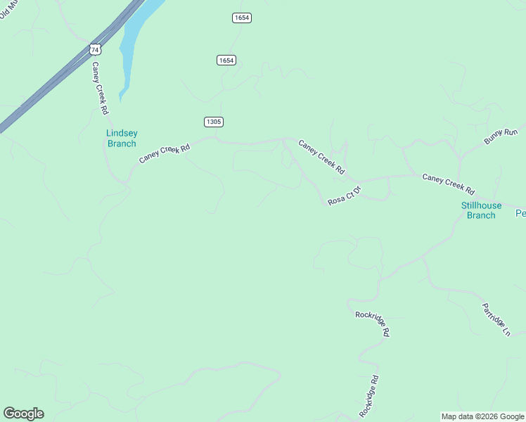 map of restaurants, bars, coffee shops, grocery stores, and more near 295 Game Bird Lane in Murphy