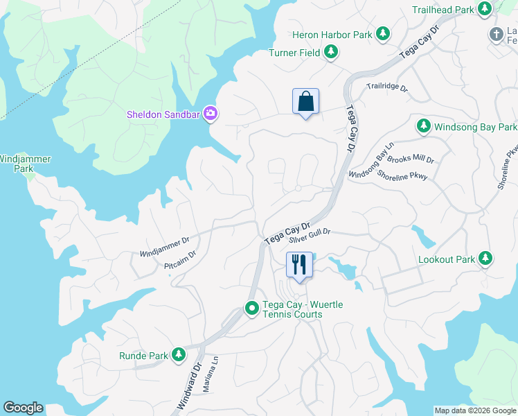 map of restaurants, bars, coffee shops, grocery stores, and more near 6054 Bora Bora Drive in Fort Mill