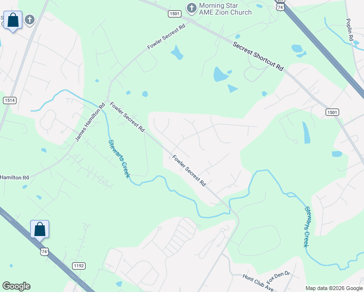 map of restaurants, bars, coffee shops, grocery stores, and more near 3300 Savannah Way in Monroe