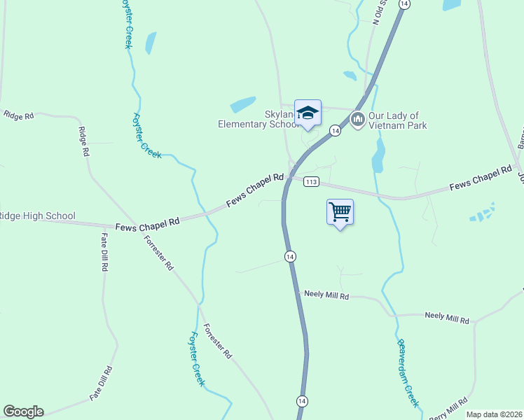 map of restaurants, bars, coffee shops, grocery stores, and more near 4141 South Carolina 14 in Greer