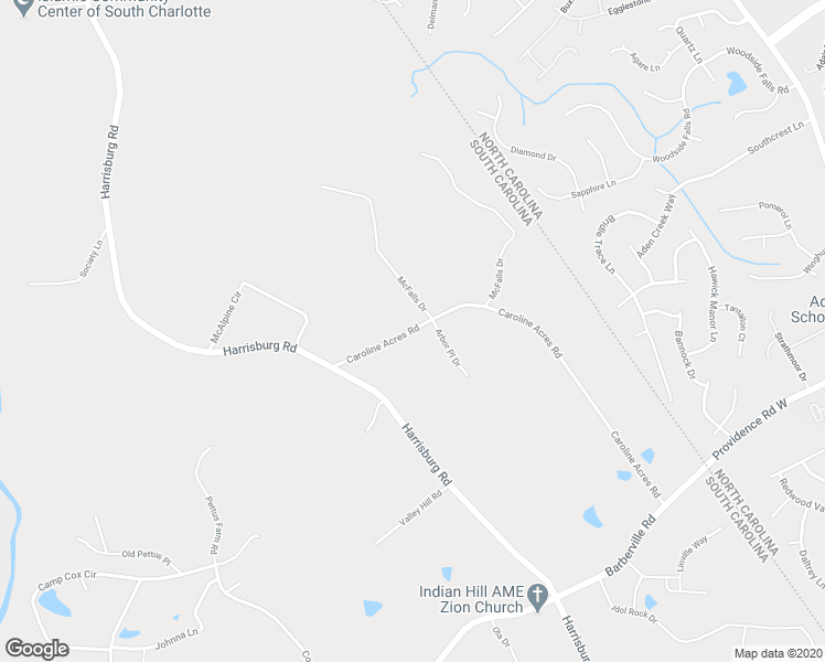 map of restaurants, bars, coffee shops, grocery stores, and more near 11059 Caroline Acres Road in Fort Mill