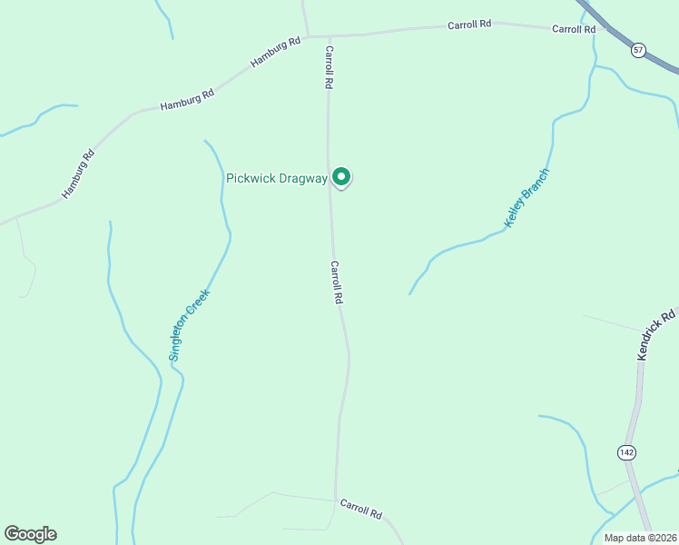 map of restaurants, bars, coffee shops, grocery stores, and more near 1450 Carroll Road in Michie