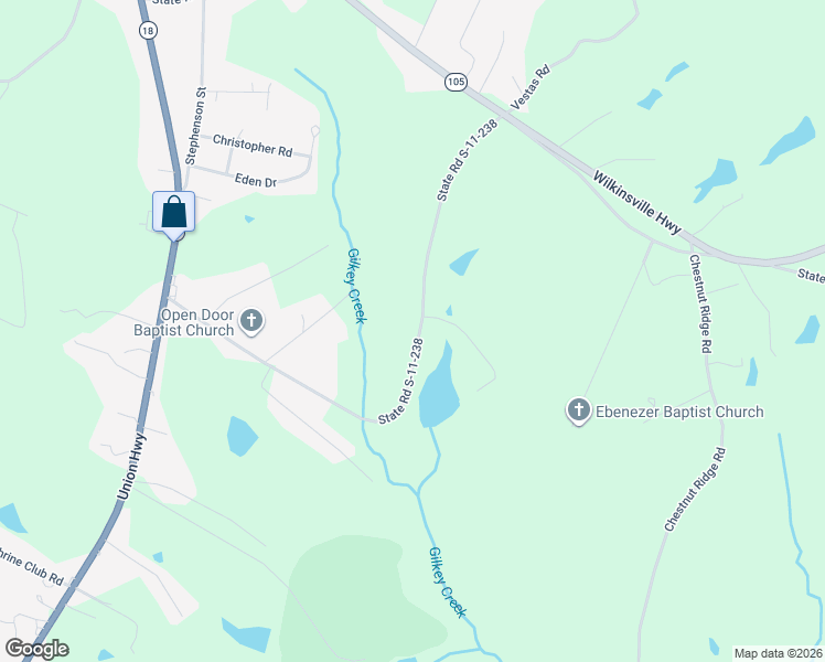 map of restaurants, bars, coffee shops, grocery stores, and more near 533 State Road S-11-238 in Gaffney