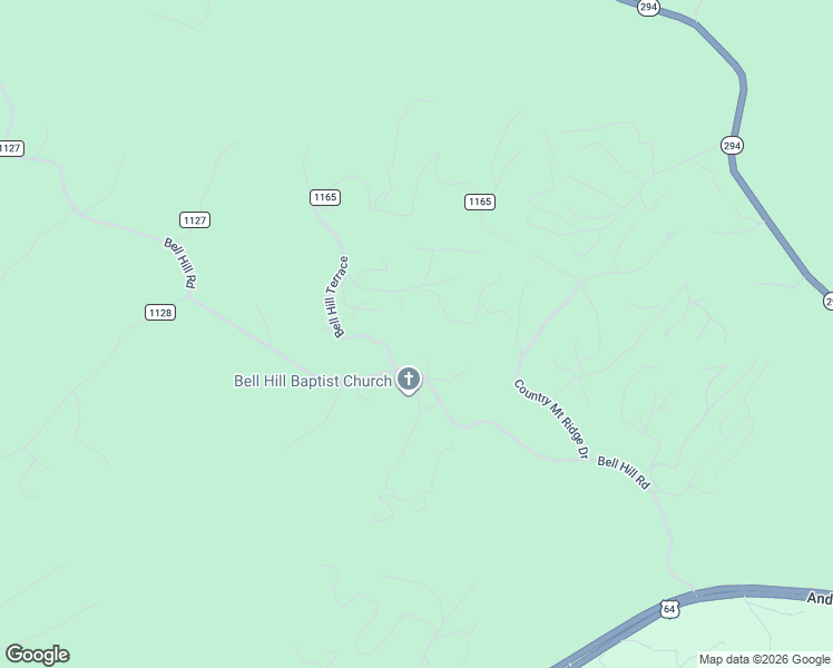 map of restaurants, bars, coffee shops, grocery stores, and more near 864 Bell Hill Road in Murphy