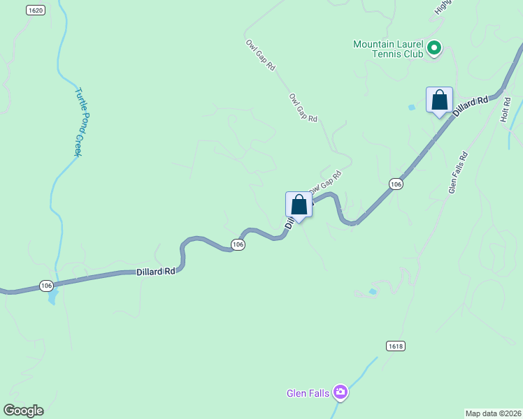 map of restaurants, bars, coffee shops, grocery stores, and more near 240 Kettle Rock Road in Highlands