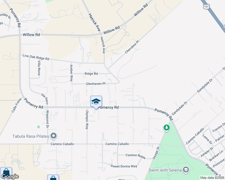 map of restaurants, bars, coffee shops, grocery stores, and more near 835 Ten Oaks Way in Nipomo