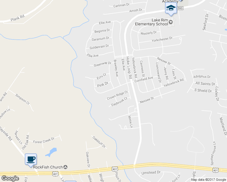map of restaurants, bars, coffee shops, grocery stores, and more near 6001 Cornfield Avenue in Fayetteville