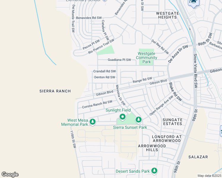 map of restaurants, bars, coffee shops, grocery stores, and more near 2219 Garland Court Southwest in Albuquerque