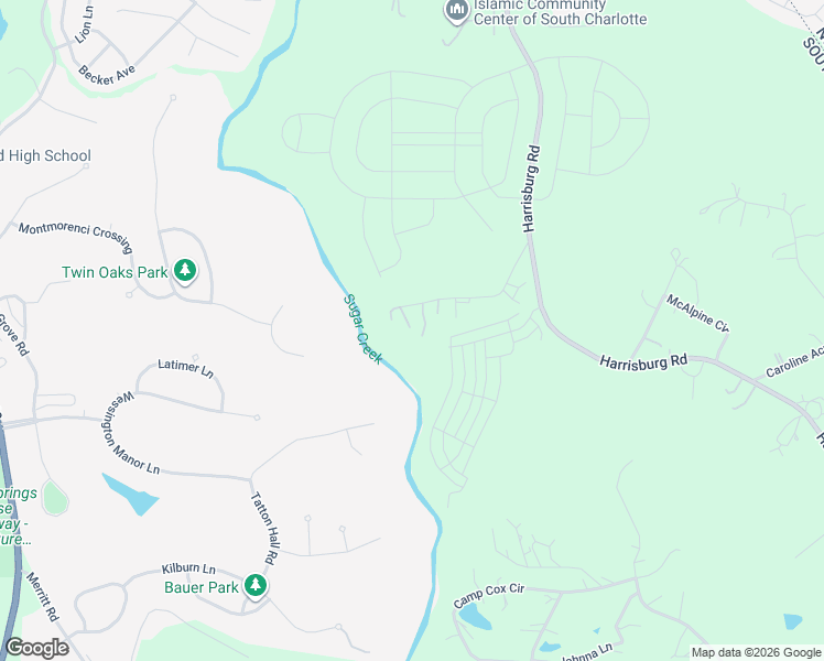 map of restaurants, bars, coffee shops, grocery stores, and more near 1141 Society Lane in Fort Mill
