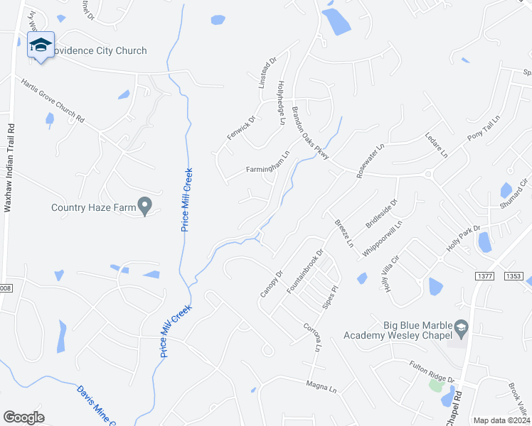 map of restaurants, bars, coffee shops, grocery stores, and more near 3007 Secret Garden Court in Indian Trail