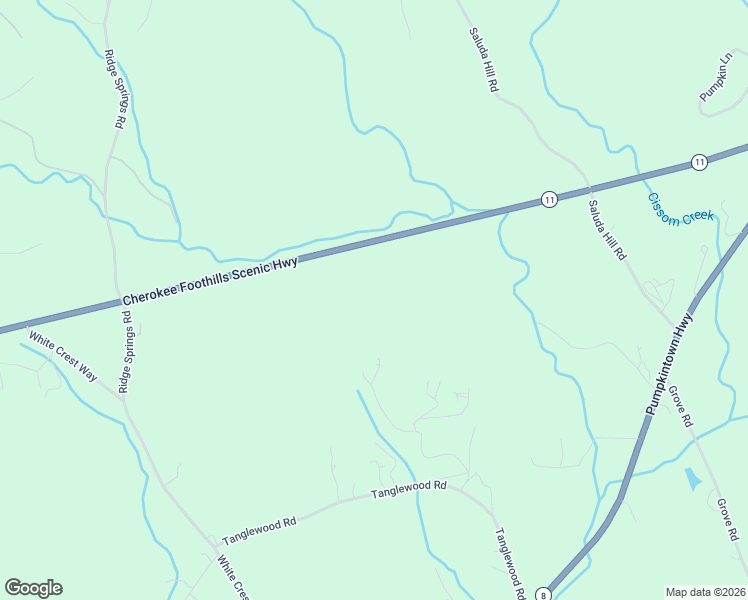 map of restaurants, bars, coffee shops, grocery stores, and more near 3765 South Carolina 11 in Pickens