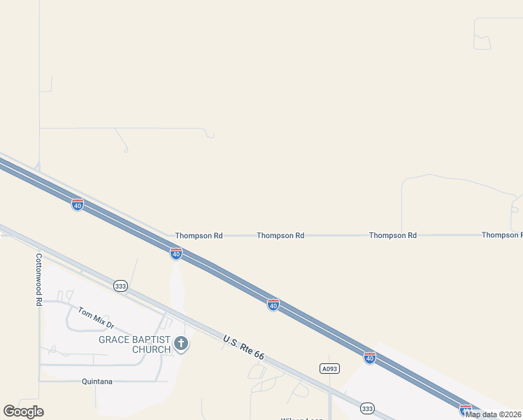 map of restaurants, bars, coffee shops, grocery stores, and more near 323 Thompson Road in Moriarty