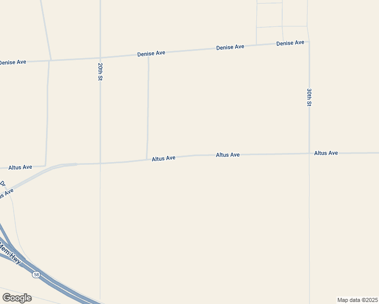 map of restaurants, bars, coffee shops, grocery stores, and more near Altus Avenue in Mojave