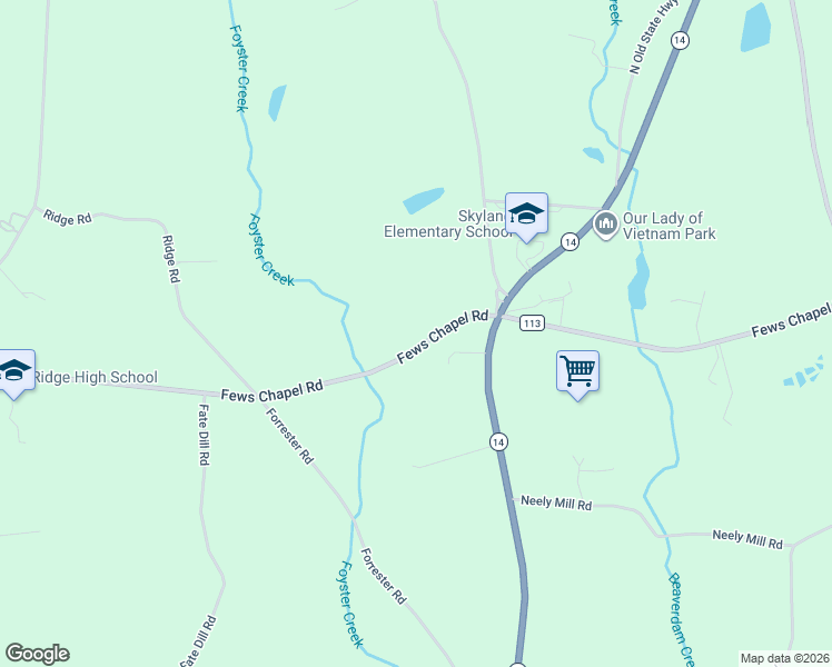map of restaurants, bars, coffee shops, grocery stores, and more near 4141 South Carolina 14 in Greer