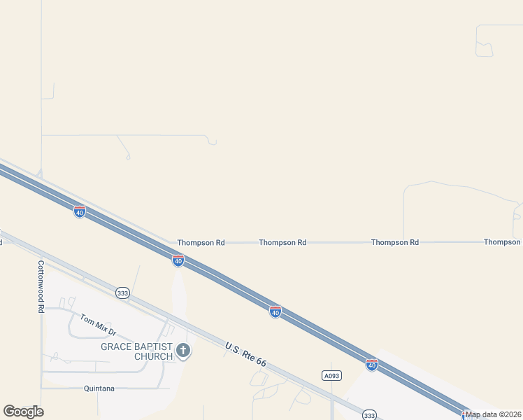 map of restaurants, bars, coffee shops, grocery stores, and more near 323 Thompson Road in Moriarty