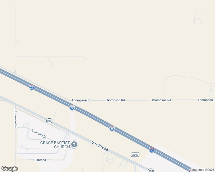 map of restaurants, bars, coffee shops, grocery stores, and more near 323 Thompson Road in Moriarty