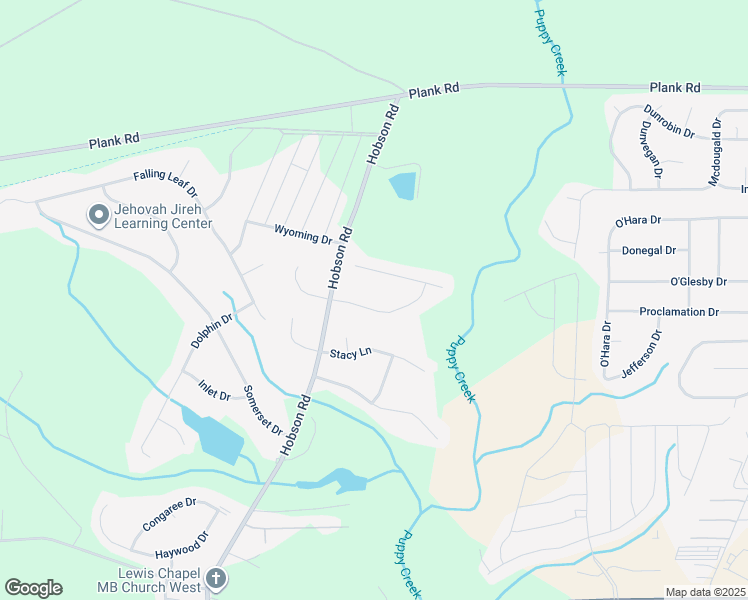 map of restaurants, bars, coffee shops, grocery stores, and more near 111 Winterfield Drive in Raeford