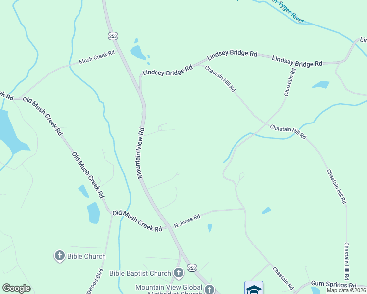 map of restaurants, bars, coffee shops, grocery stores, and more near 7004 Mountain View Road in Taylors