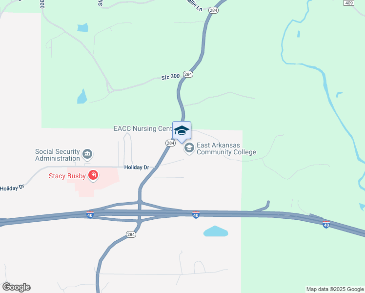 map of restaurants, bars, coffee shops, grocery stores, and more near 1700 New Castle Road in Forrest City