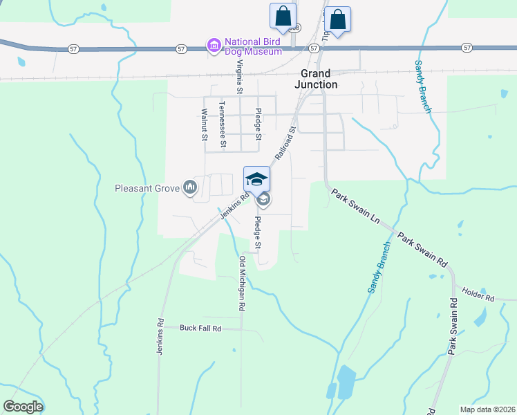 map of restaurants, bars, coffee shops, grocery stores, and more near 750 Pledge Street in Grand Junction