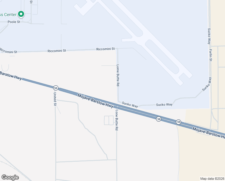 map of restaurants, bars, coffee shops, grocery stores, and more near Lone Butte Road in Mojave