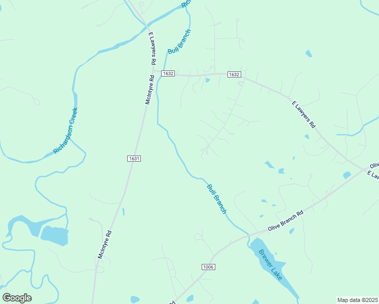 map of restaurants, bars, coffee shops, grocery stores, and more near 2705 Olive Branch Road in Monroe