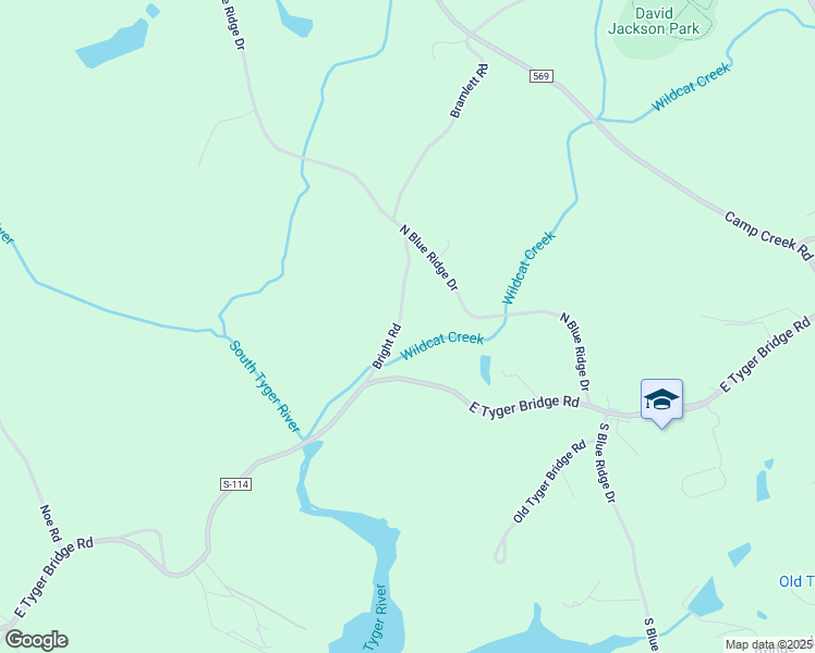 map of restaurants, bars, coffee shops, grocery stores, and more near 355 Bright Road in Taylors