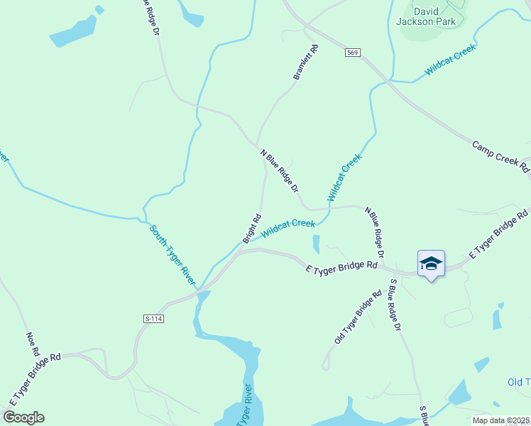 map of restaurants, bars, coffee shops, grocery stores, and more near 355 Bright Road in Taylors