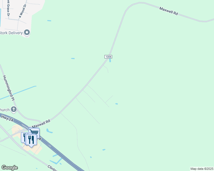 map of restaurants, bars, coffee shops, grocery stores, and more near 5240 Maxwell Road in Stedman