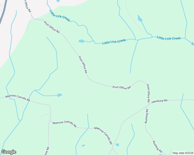 map of restaurants, bars, coffee shops, grocery stores, and more near 1070 Post Office Road in Michie