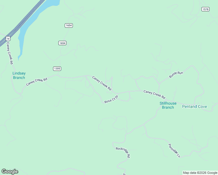 map of restaurants, bars, coffee shops, grocery stores, and more near 1720 Caney Creek Road in Murphy