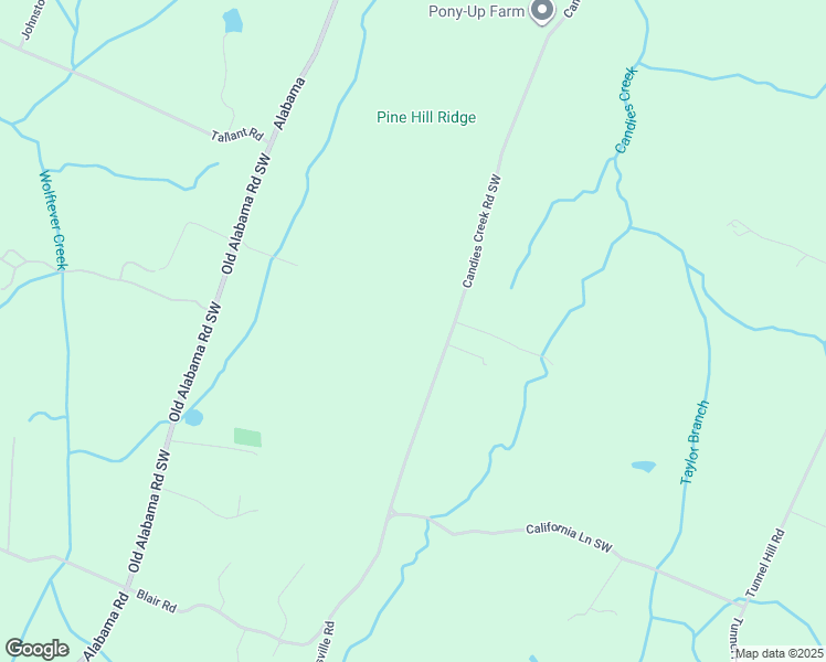 map of restaurants, bars, coffee shops, grocery stores, and more near 1378 Candies Creek Road Southwest in McDonald