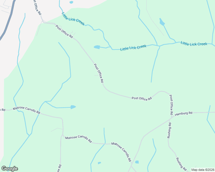 map of restaurants, bars, coffee shops, grocery stores, and more near 1070 Post Office Road in Michie