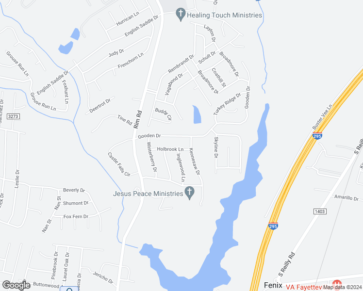 map of restaurants, bars, coffee shops, grocery stores, and more near 9558 Holbrook Lane in Fayetteville