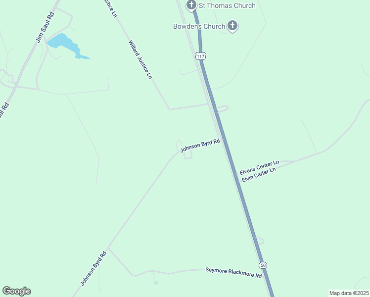 map of restaurants, bars, coffee shops, grocery stores, and more near 149 Johnson Byrd Road in Warsaw