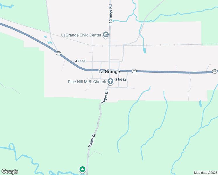 map of restaurants, bars, coffee shops, grocery stores, and more near in La Grange