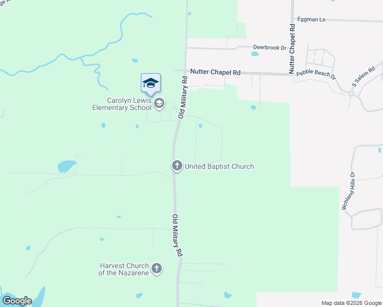 map of restaurants, bars, coffee shops, grocery stores, and more near 51 Ridgedale Circle in Conway