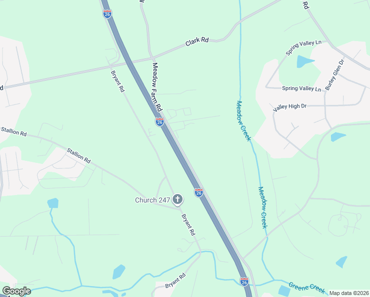 map of restaurants, bars, coffee shops, grocery stores, and more near 911 Meadow Farm Road in Inman
