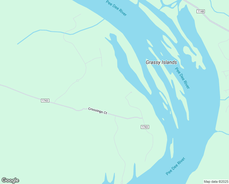 map of restaurants, bars, coffee shops, grocery stores, and more near State Road 1743 in Lilesville